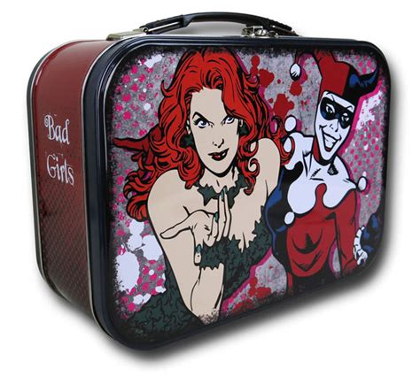 harley quinn metal lunch box|Harley Quinn and Poison Ivy Tin Lunch Box .